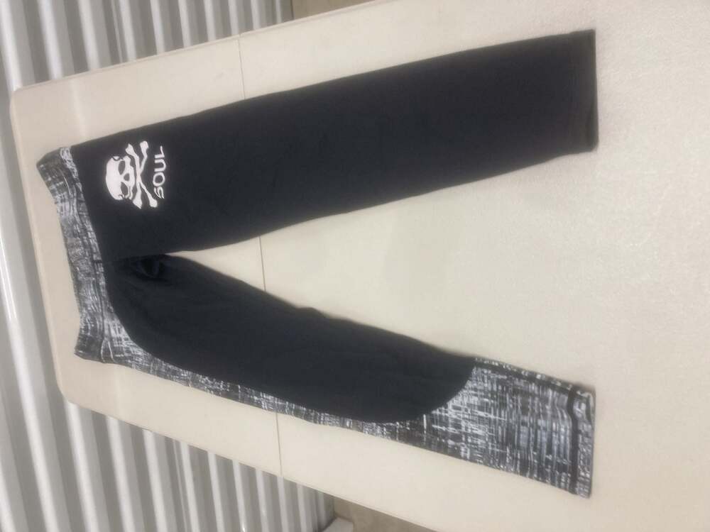 Lululemon x SoulCycle Limited Edition Black and White Patterned Leggings